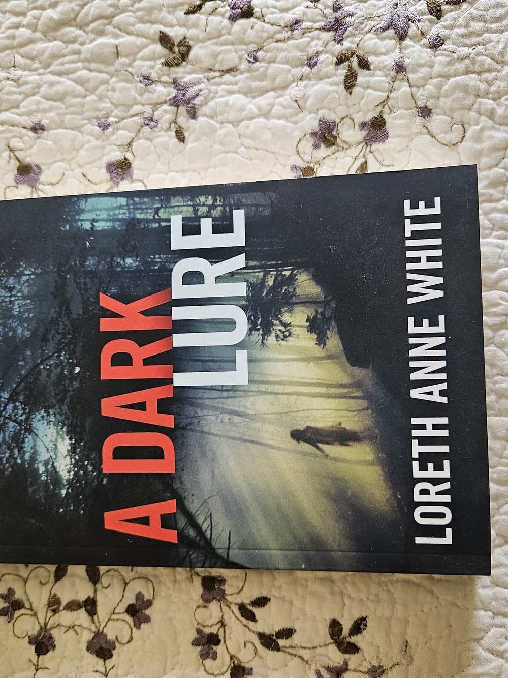 A Dark Lure - Black and Red Paperback Thriller